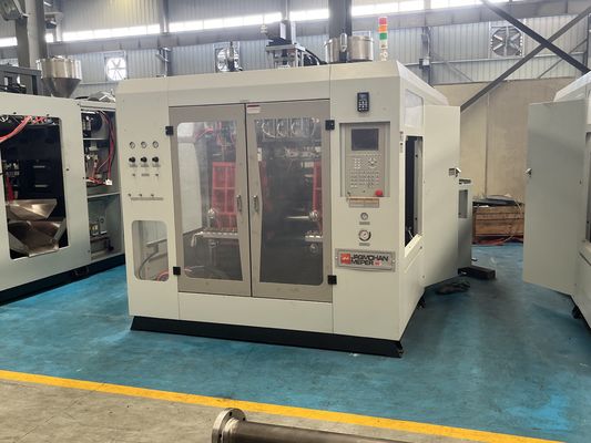 3.7x3x2.5m Blow Molding Machine with 90KG/H HDPE Plasticizing Ability