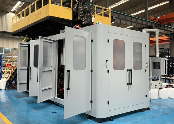 Fully Automatic PET Bottle Blow Molding Machine With Servo System And Auto Deflashing System