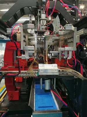 Double Layer Cosmetic Bottle Production Automatic Extrusion Blow Molding Machine Precise