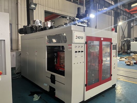 HDPE PE PP PVC PA Automatic Extrusion Blow Molding Machine 90 Plasticizing Ability